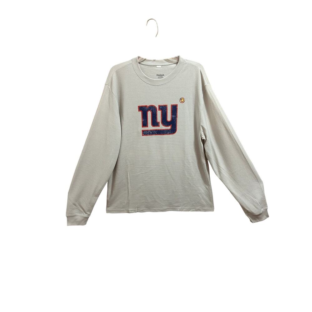 New York Giants NY Mens Size L Gray Shirt